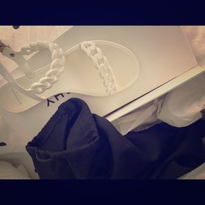 Givenchy chain sandals size 38